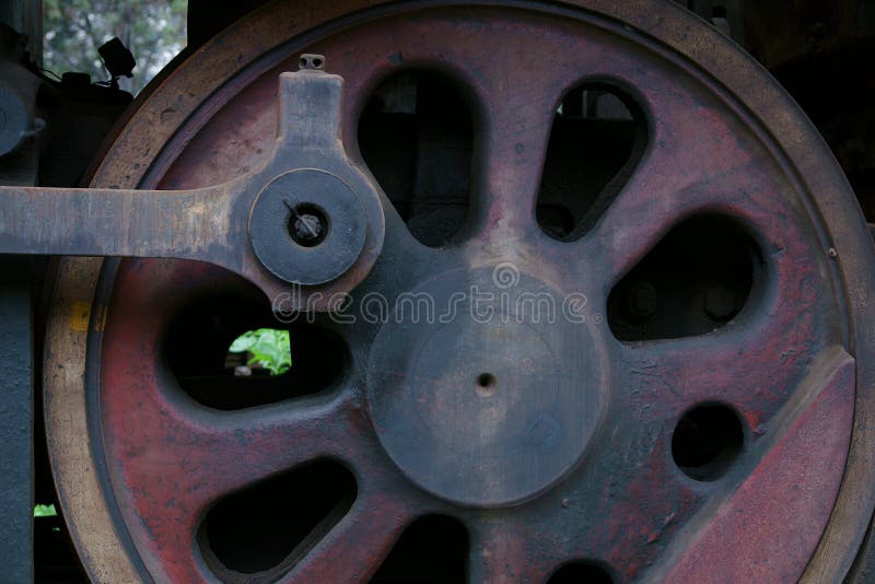 Details of an old Steam Train