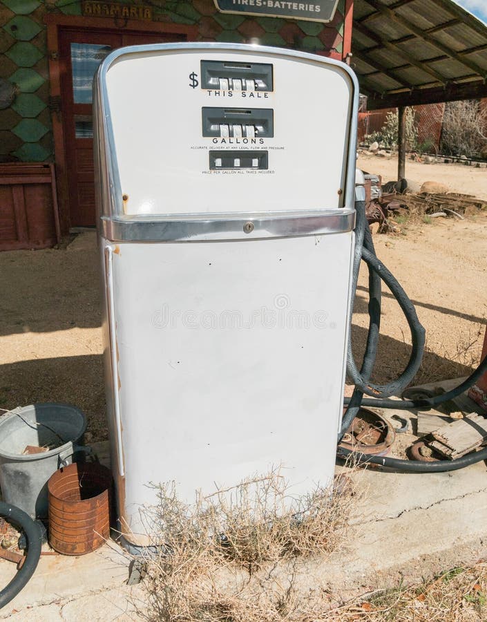 Old gas pump royalty free stock images
