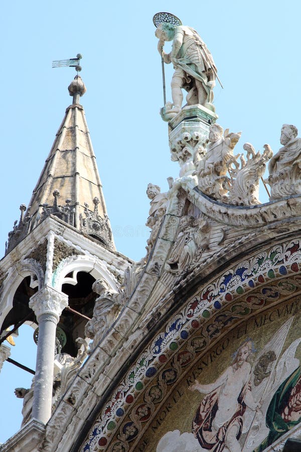 Saint Marks Basilica is a monument made unique by both its wealth of history and the magnificence of its faÃ§ade and interior. It is a splendid workshop, where, through the centuries, worked great Italian and European artists. Its distinguishing Byzantine character appears particularly on the great mosaics illustrating the tales of St. Marco, as well as the scenes of the Old and New Testament. Saint Marks Basilica is a monument made unique by both its wealth of history and the magnificence of its faÃ§ade and interior. It is a splendid workshop, where, through the centuries, worked great Italian and European artists. Its distinguishing Byzantine character appears particularly on the great mosaics illustrating the tales of St. Marco, as well as the scenes of the Old and New Testament.