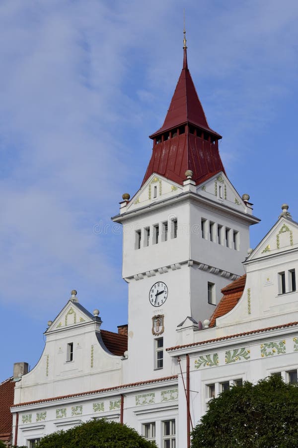 Details van architectuur van Stara Boleslav royalty-vrije stock afbeeldingen