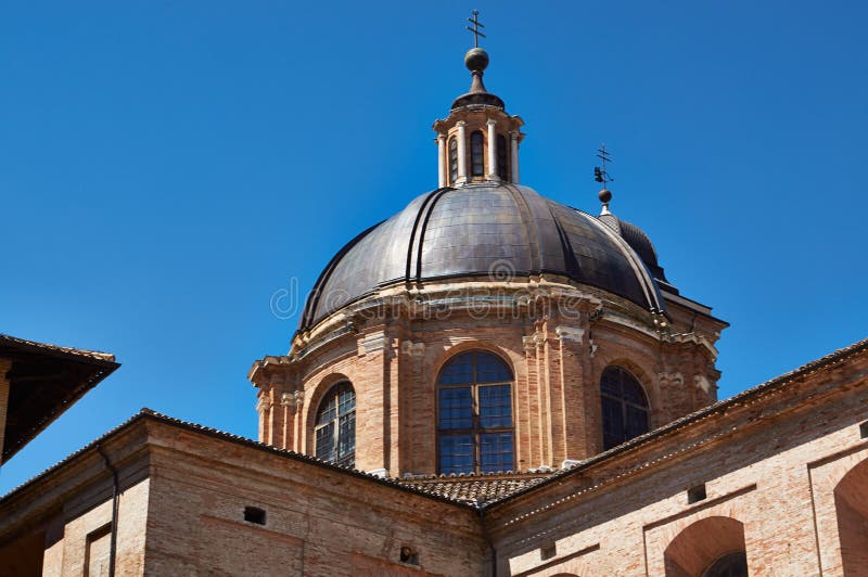 Detailsarchitectuur van stad Kathedraal Italië stock foto's