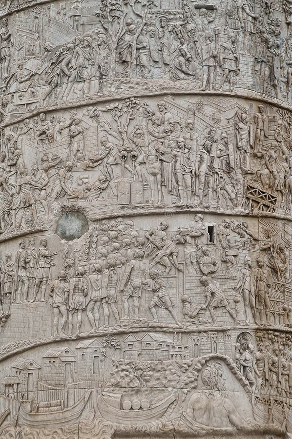 Detalhe da coluna de Traian