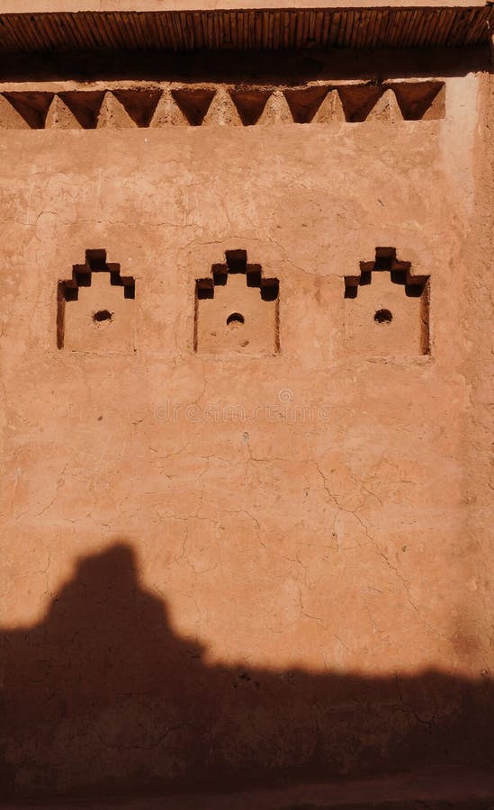 Detalhe de Kasbah Ait Ben Haddou, Marrocos foto de stock royalty free Detalhe de Kasbah Ait Ben Haddou, Marrocos foto de stock royalty free