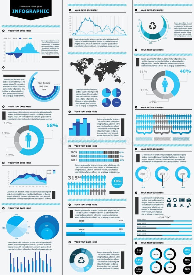 Detalhe infographic ilustração stock Detalhe infographic ilustração stock