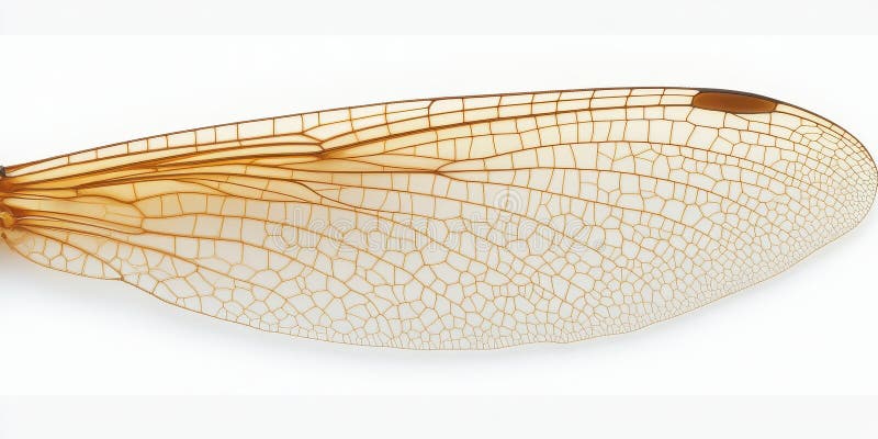 Detaliat Dragonfly Wing Macro Fotografie Natură Insecte Anatomie Închidere vizualizare artă vene fauna chihlimbar royalty free illustration