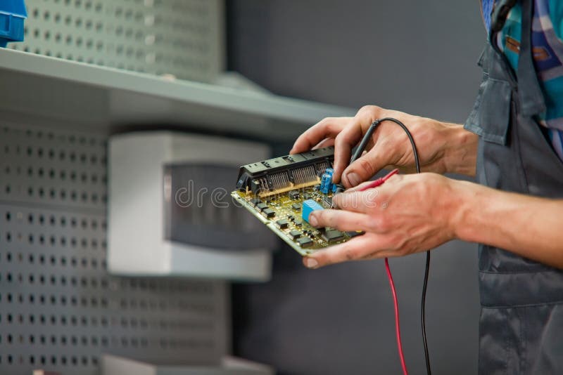 Detalj av den elektroniska plattan arkivfoto Detalj av den elektroniska plattan arkivfoto