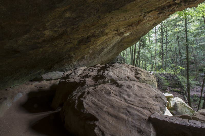 Detalj för grotta för gamal man` s arkivbild Detalj för grotta för gamal man` s arkivbild
