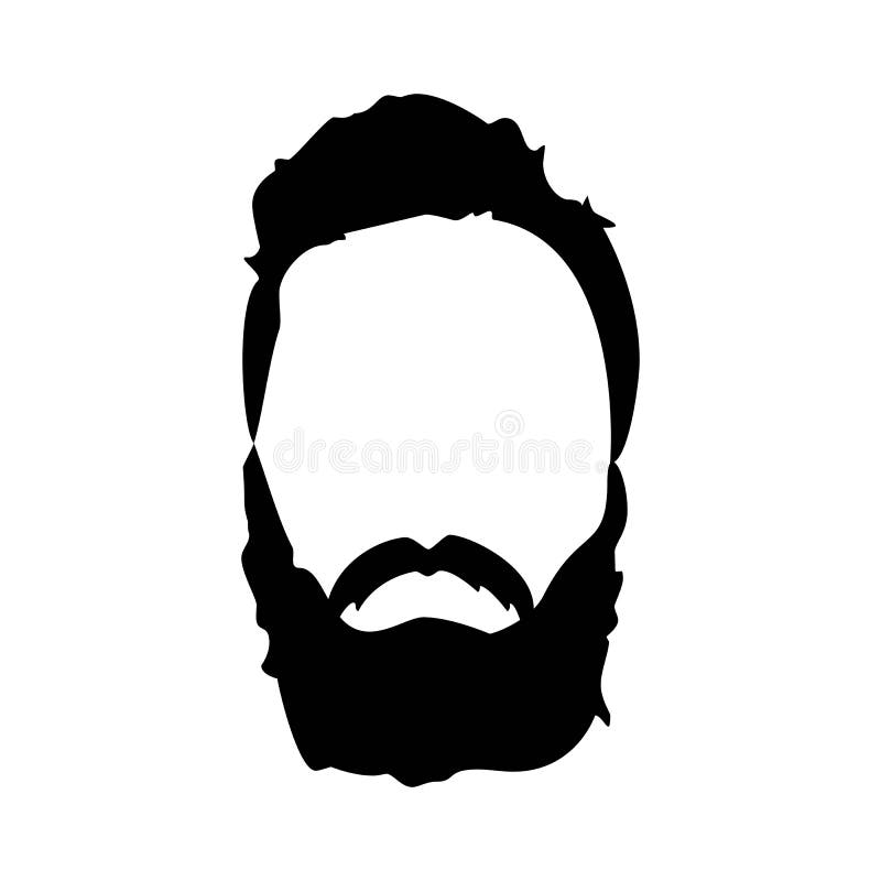Detaljerad hår för Hipster och skägguppsättning Skäggig man för mode Långt skägg med ansiktsbehandlingen bakgrund isolerad white stock illustrationer Detaljerad hår för Hipster och skägguppsättning Skäggig man för mode Långt skägg med ansiktsbehandlingen bakgrund isolerad white stock illustrationer