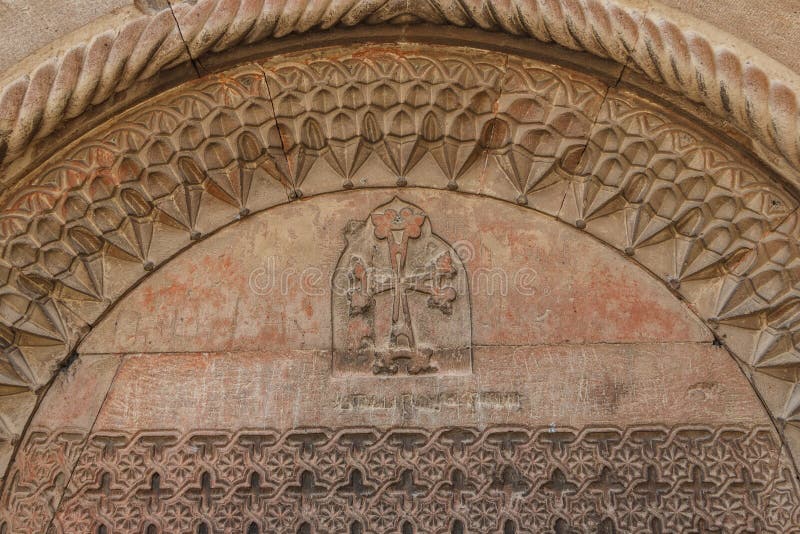 Detalle de la iglesia del complejo del monasterio de Khor Virap fotografía de archivo libre de regalías Detalle de la iglesia del complejo del monasterio de Khor Virap fotografía de archivo libre de regalías