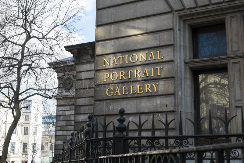 Detalle de National Portrait Gallery fotografía de archivo Detalle de National Portrait Gallery fotografía de archivo