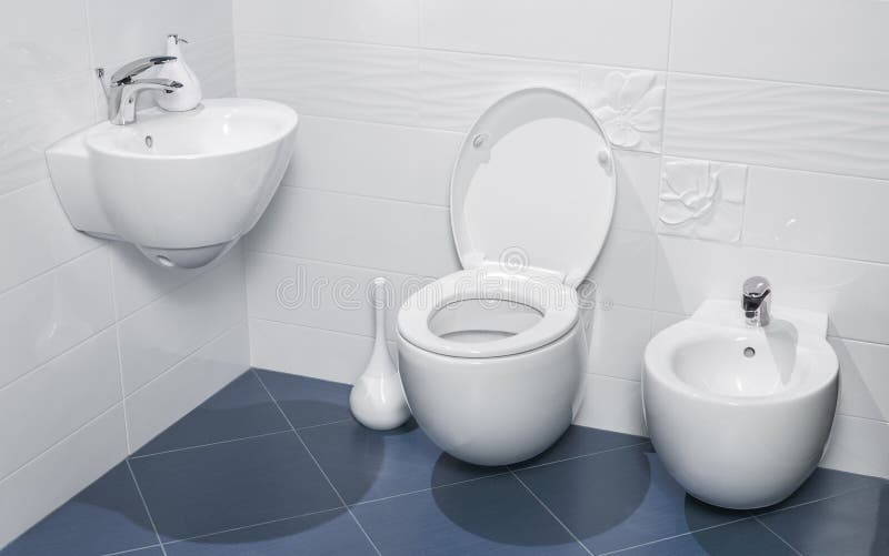 Cuarto De Baño De Lujo, Estilo Clásico Stock de ilustración