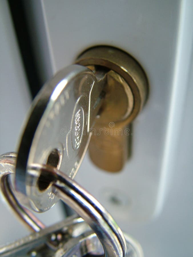 Detalles Del Clave En Bloqueo Imagen de archivo Imagen de claves