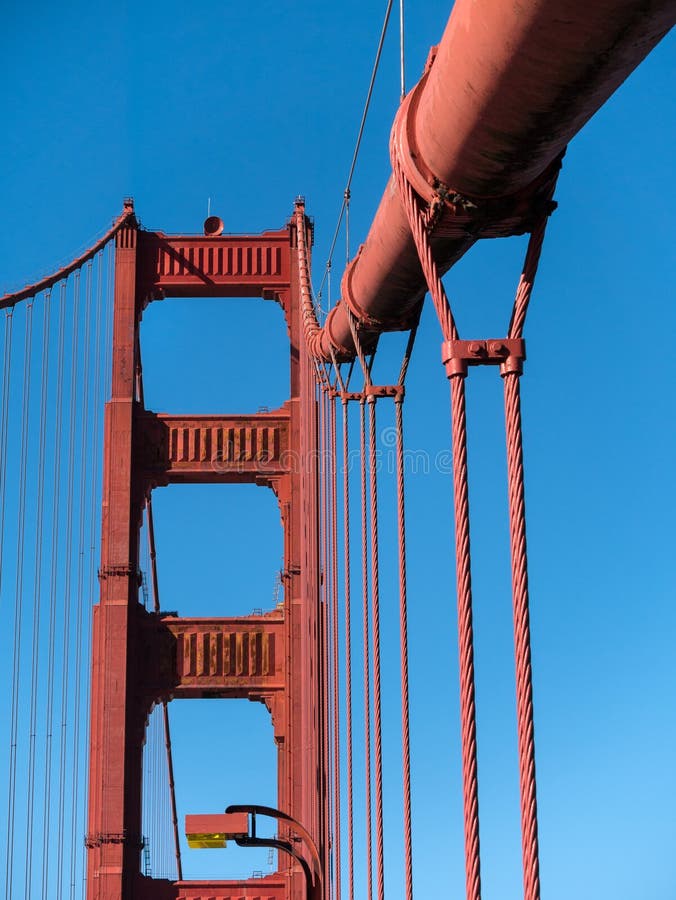 Detalles, puente Golden Gate fotografía de archivo libre de regalías Detalles, puente Golden Gate fotografía de archivo libre de regalías