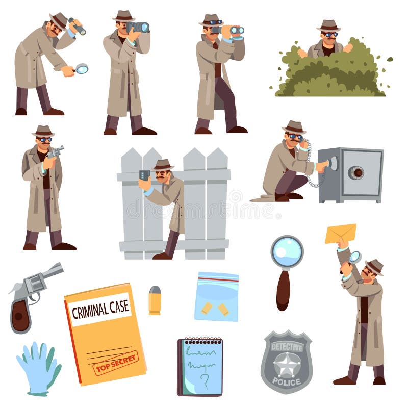 Inspector Detective Con Lupa PNG ,dibujos Detective, Inspector, Hombre PNG  Imagen para Descarga Gratuita