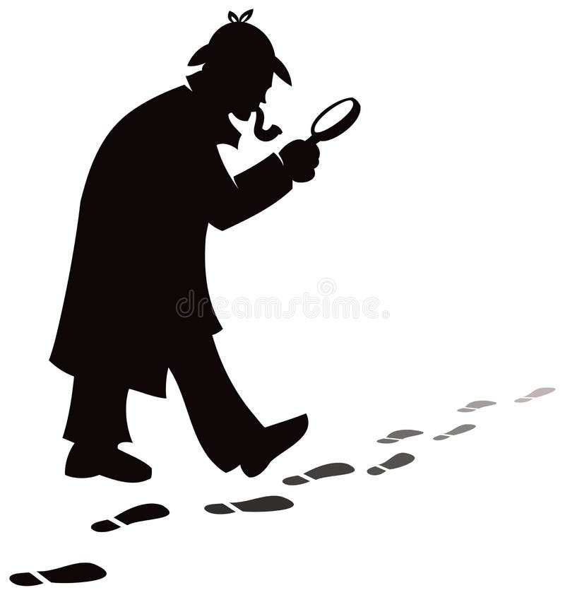 Detective searching