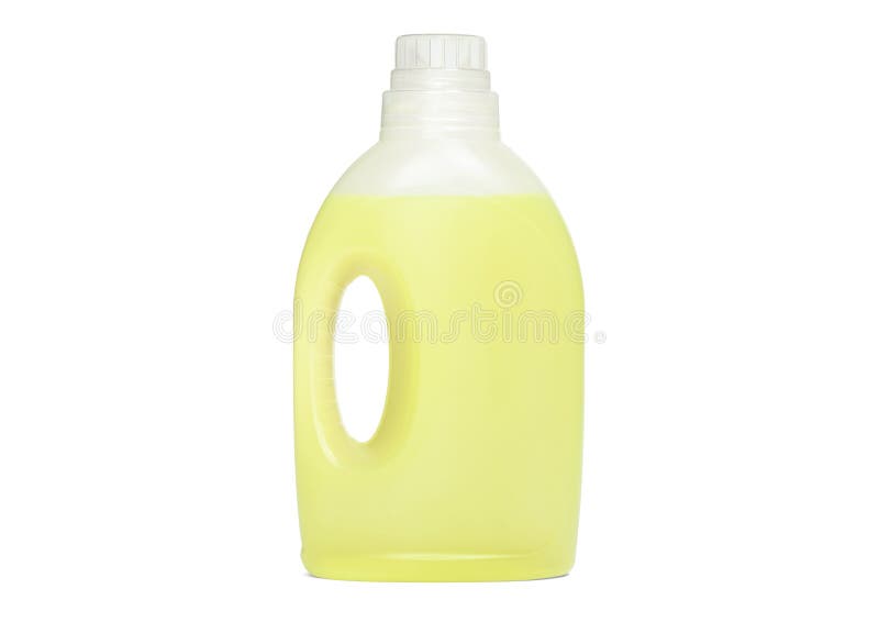Detergent Bottle, Yellow Liquid Washing Soap for Textile Stock Image Image of cleaner, plastic