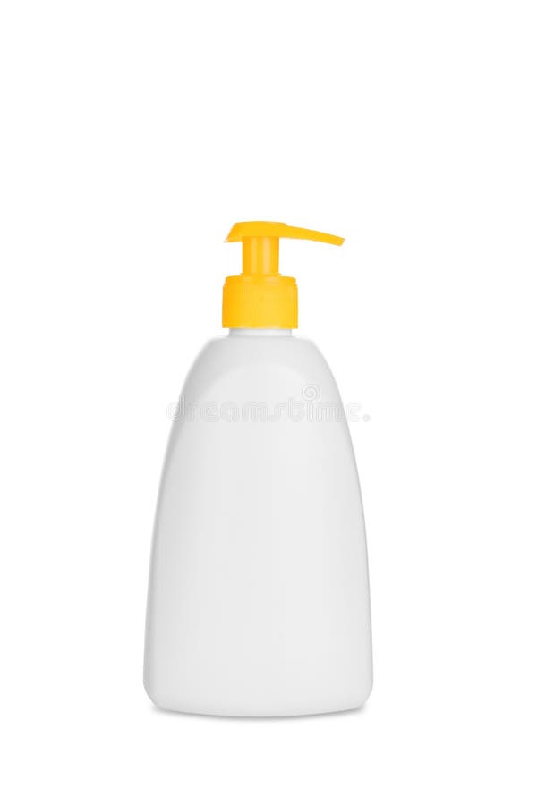 Detergent bottles and isolated on white background, included clipping path.
