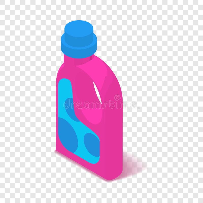 Detergent icon, isometric 3d style vector illustration