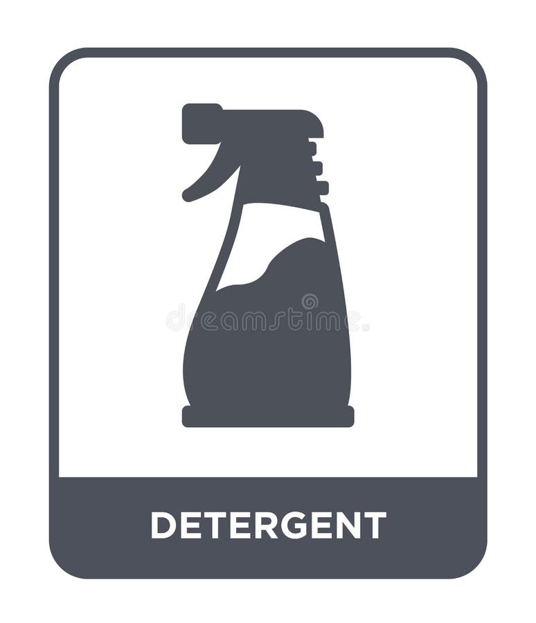Detergent icon in trendy design style. detergent icon isolated on white background. detergent vector icon simple and modern flat vector illustration