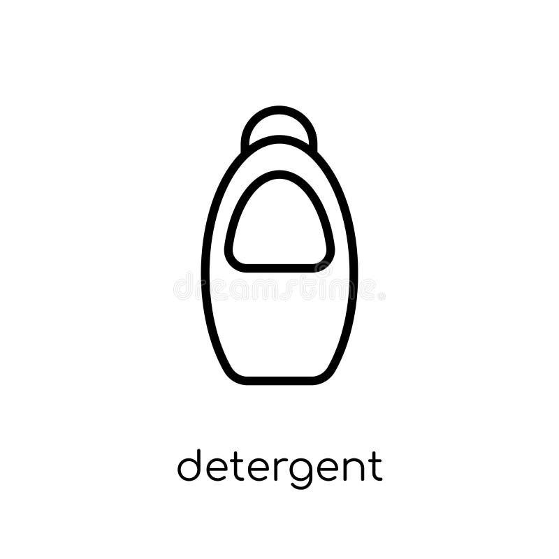 Detergent icon. Trendy modern flat linear vector Detergent icon royalty free illustration
