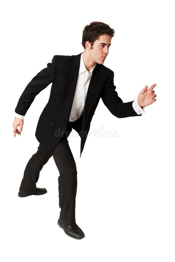 Determined Young Businessman stock photo