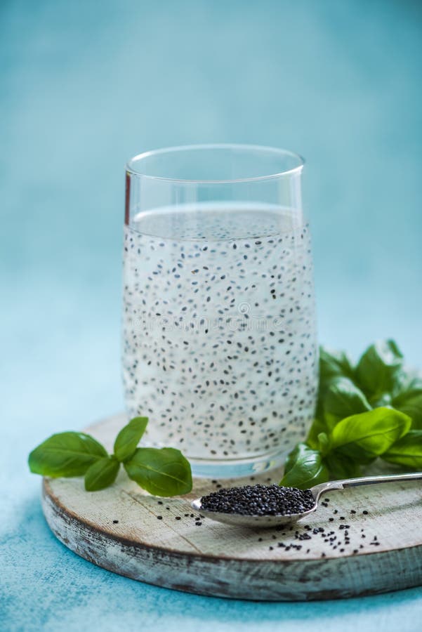 Detox Beverage Basil Seeds Drink Stock Photo Image Of Natural detox-beverage-basil-seeds-drink-stock-photo-image-of-natural