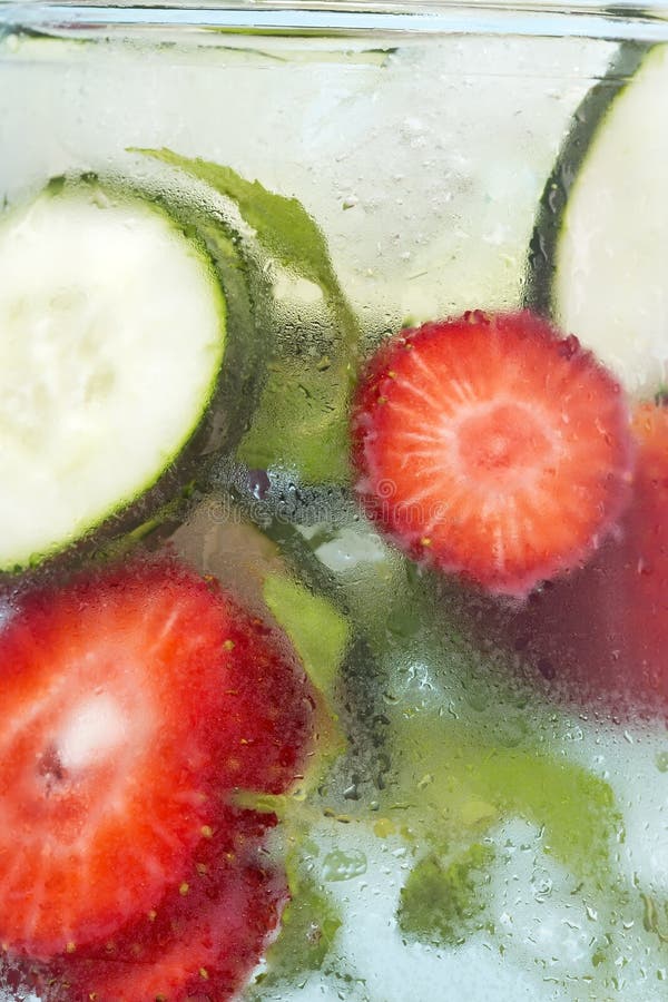 Detoxdrink fotografering för bildbyråer Detoxdrink fotografering för bildbyråer