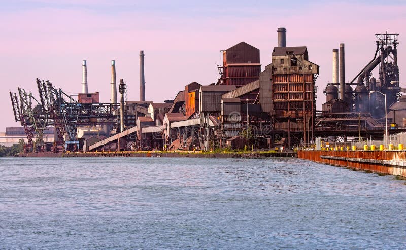 Detroit area Steelmill