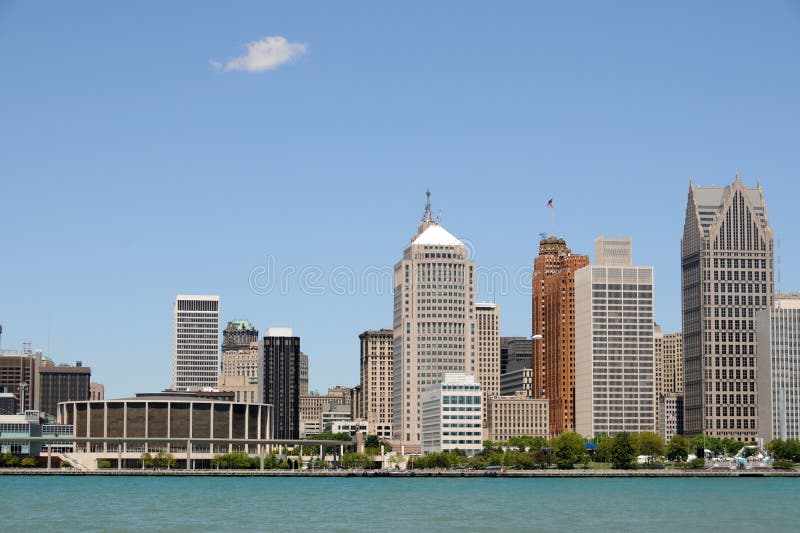 Detroit, Michigan fotografia stock libera da diritti Detroit, Michigan fotografia stock libera da diritti