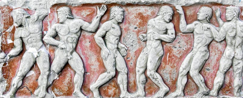 Dettagli romani della scultura e di bassorilievo in pietra immagine stock Dettagli romani della scultura e di bassorilievo in pietra immagine stock
