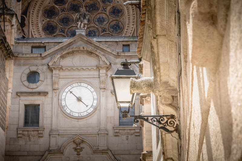 Dettaglio architettonico della cattedrale di St Mary s di Toledo in spagna fotografia stock libera da diritti Dettaglio architettonico della cattedrale di St Mary s di Toledo in spagna fotografia stock libera da diritti