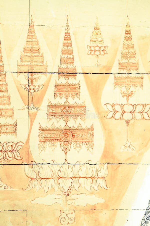 Dettaglio del tempio thailandese fotografie stock