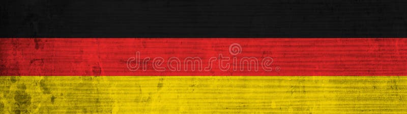 Deutsche flagge rustikale betonwand textur eingesteinget in den farben von der flagge von deutschland deutschland