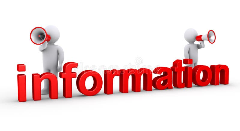 Deux Hommes Avec Des Mégaphones Pour Information Illustration Stock -  Illustration du recherche, information: 24792543