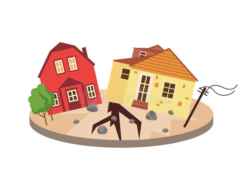 Devastating Effects of an Earthquake Disaster Flat Vector Illustration Isolated. Stock Vector - Illustration of effect, danger: 210548023 Devastating Effects of an Earthquake Disaster Flat Vector Illustration Isolated. Stock Vector - Illustration of effect, danger: 210548023