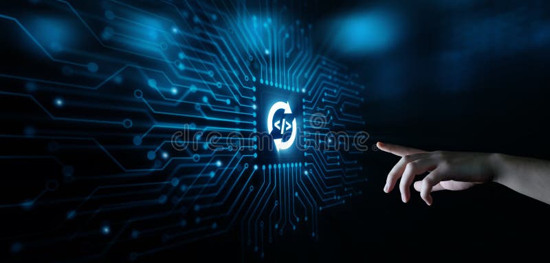 Developing Programming Coding Business Internet Technology Network Concept. Developing programmer stock images, royalty-free photos and pictures