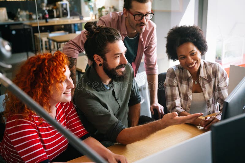 Developing programming and coding technologies. Website design. Programmer working in a software develop company office. Developing programmer stock images, royalty-free photos and pictures