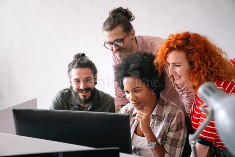 Developing programming and coding technologies. Website design. Programmer working in a software develop company office. Developing programmer stock images, royalty-free photos and pictures