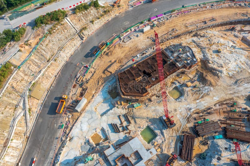 The Development of Anderson Road Quarry Site, Hong Kong 6 May 2022 Editorial Photography Image
