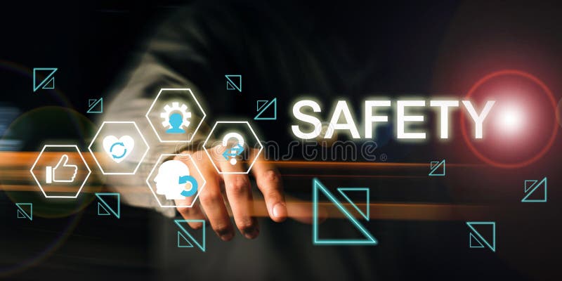 Development Concept of Touch Interface System for Advanced Data Security with Online Application Technology. royalty free stock photo