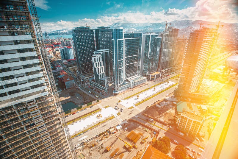 Development Multistorey Residential Building Construction Area