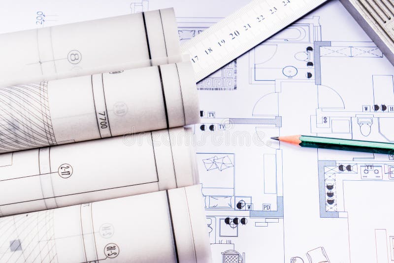 The development of technology project stock photo