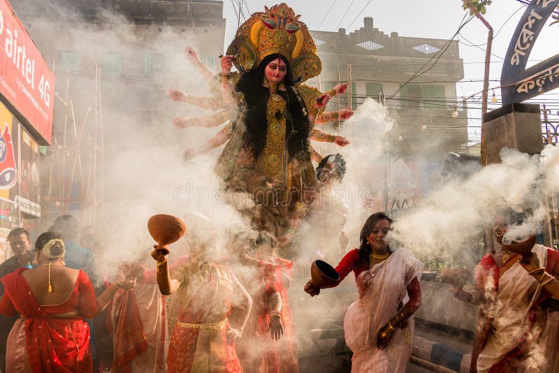 Devi Durga Celebration of Her Adieu