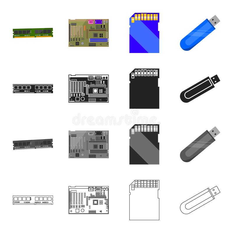 Device, components, parts and other web icon in cartoon style.Computer, laptop, office, icons in set collection.