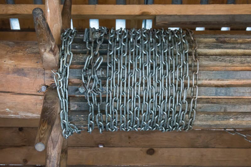 Device for Lifting Water from a Well. Stock Image Image of technology