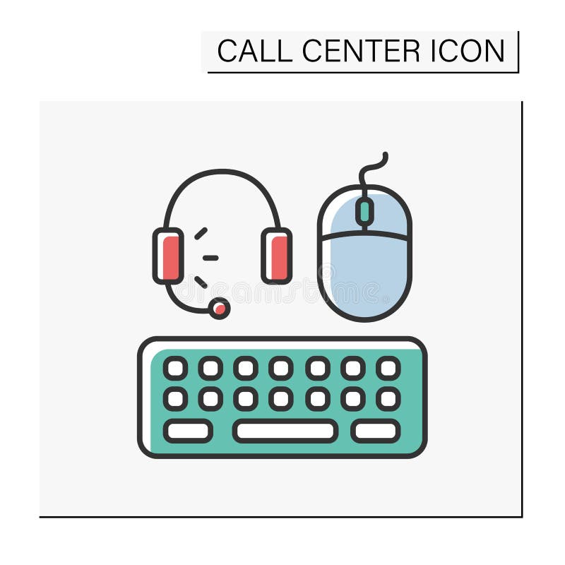 Devices color icon vector illustration