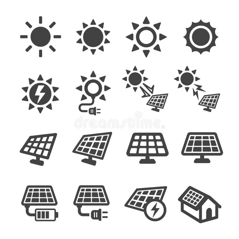 Solar energy icon