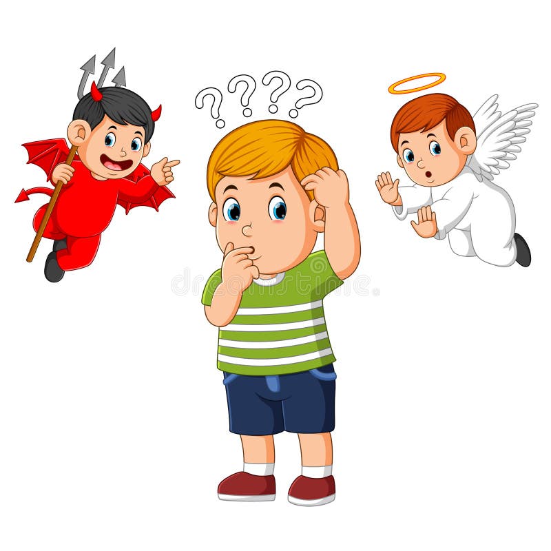 devilish angel clipart