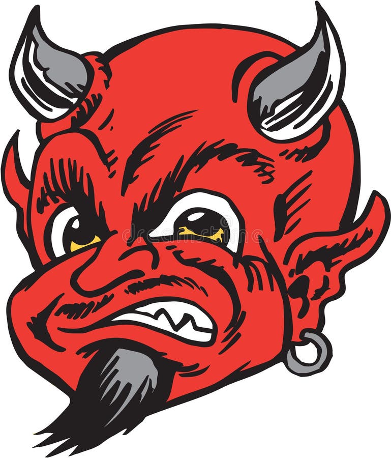 Devil Head Mascot Royalty Free SVG, Cliparts, Vectors, and Stock  Illustration. Image 117123583.