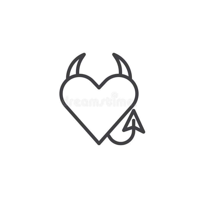 Devils Heart With Wings Tribal Tattoo Stock Illustration  Download Image  Now  Devil Heart Shape Tail  iStock